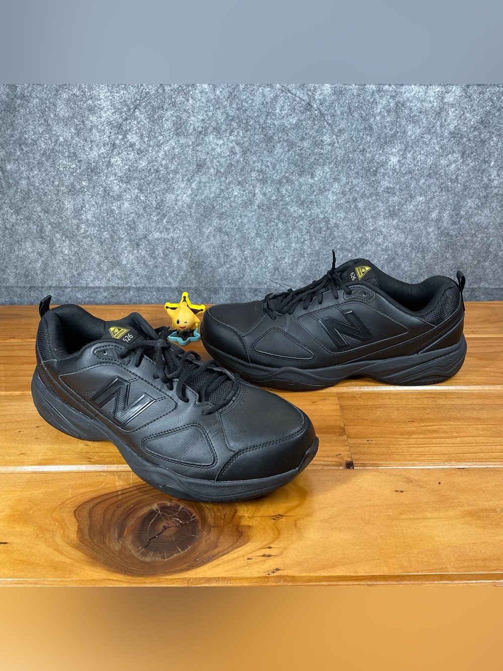New Balance 626 Industrial Mens 15 4E Black Leather Slip Resistant Work Shoes